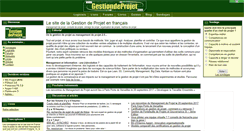 Desktop Screenshot of gestiondeprojet.com