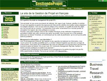 Tablet Screenshot of gestiondeprojet.com
