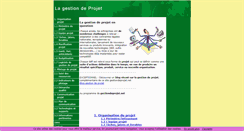 Desktop Screenshot of gestiondeprojet.net